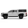 Hardtop Contour noir/ lisse avec fenêtre latérale pour Toyota Hilux Revo 2016+ double cabine Alu-Cab
